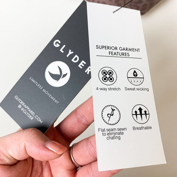 Glyder Tide Bra Top Cocoa Leopard S - Picture 4 of 7